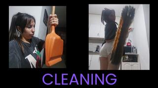Limpio mi casa antes de irme a dormir