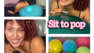 Free fall on balloons, yes yes many boom