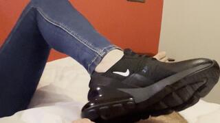 New Nike 270 sneakers footjob