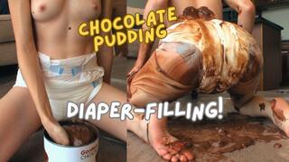 Harley's Chocolate Pudding Messy Diaper
