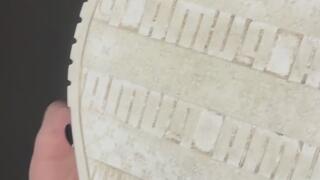 lie down on the floor, because I need a place for my sweaty and smelly feet