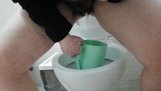 Breakfast with milk and cookies? Noooo I'll make it for you, with nice warm piss and cookies!