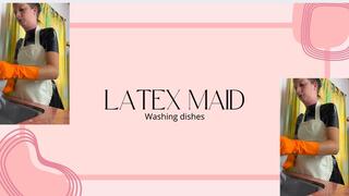 latex maid working