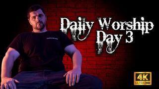 KingMarti : Daily Worship - Day Three - Your Strokes Are Worship JOI 4k UHD