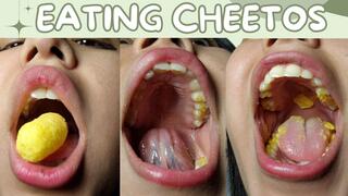 Eating Cheetos