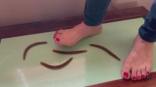 Beautiful Feet Squishing Slimeys