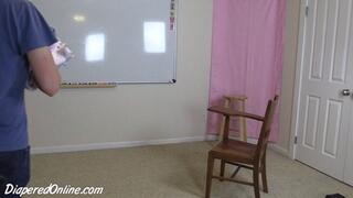 Taylor: Spanked and Diapered in Class