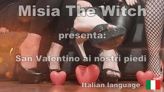 Miss Misia, Miss Elly Molly, Daria Domina: A fetish Valentine at our feet - San Valentino fetish ai nostri piedi