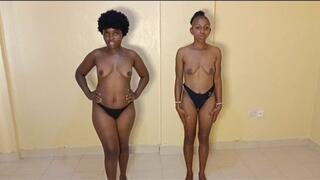 Tit Biting and Pussy Twisting Catfight Jenni vs Vonney