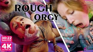 Tattoo Anal Sex Orgy with Ass to Mouth, Blowjob and Cumshot - 4K MOV