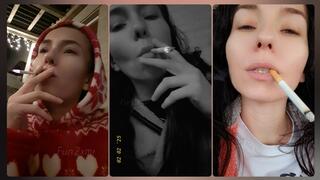 Smoking compilation #5 : Miss Sara