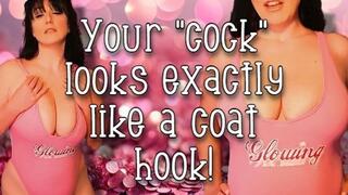 Your "cock" looks exactly like a coat hook!
