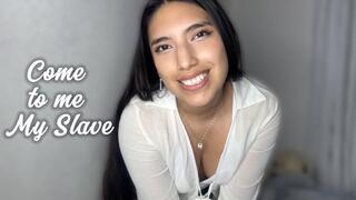 Goddess In Leather Calls Her Slave to Devour Her Farts