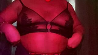 Switchy Ebony Goddess Dance, BDSM Striptease, & Dildo Riding