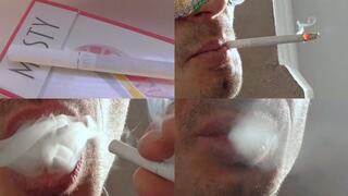 Smoking Misty 100s rose ultralight