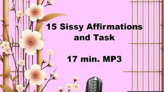 15 sissy affirmations and a task MP3