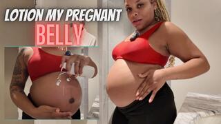 Lotion my Pregnant Belly
