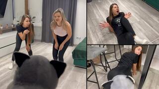 The lucky and unlucky robber girls