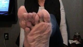 TIME OUT FOR A FOOT STRETCH