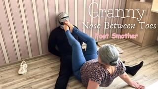 Granny Nose Between Toes - Foot Smother WMV