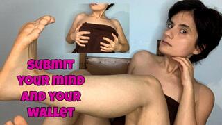 submit with your mind and your wallet