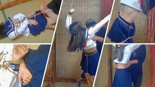 EMshibari JK asian girl rope bondage