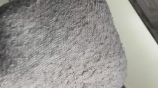 Gym Giantess Sock Removal