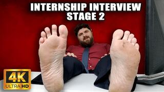 KingMarti: Internship Interview Stage 2 4k UHD Foot Worship