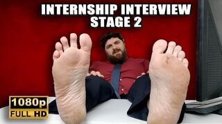 KingMarti: Internship Interview Stage 2 FHD Foot Worship