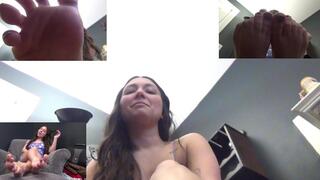 Candice’s Playful Sole And Toe Tease
