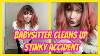 Babysitter Cleans Up Stinky Accident