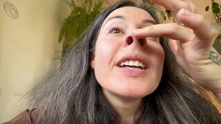 clears her snotty nose mov av3