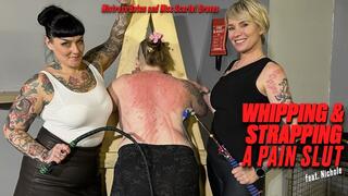 Whipping And Strapping A Pain Slut featuring Nichole HD for Quicktime