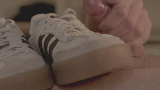 Cumming on Adidas sneaker (best orgasm)
