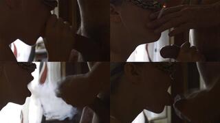 Eve 120s smoking blowjob COF