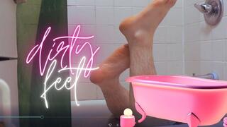 Valentine's Day Messy Foot Bath