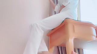 The goddess femdom slave, wrestling neck, and use her feet gag the slave's deep throat