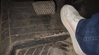 Driving Around in Puma Sneakers