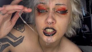 Boyfriend Birthday Blowjob Super Sloppy Lipstick Fetish