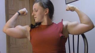 Muscular College Girl