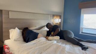 Trapped him into My forward facing footjob Starring @Footacular1