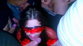 Nube's most complete Gangbang in a Sex Shop (Part 1)