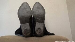 2332 Boots worship with Katy