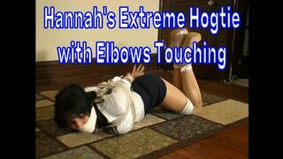 Hannah’s Extreme Hogtie with Elbows Touching