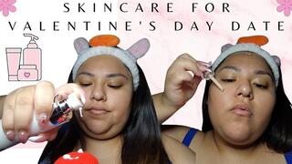 Skincare for Valentine's Day date