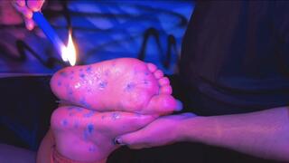 I Offer Candle Wax Play On Your Tied Feet