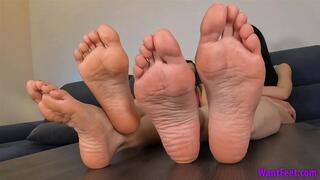 Sensual Soles Tease Experience - Barefoot - HD MP4