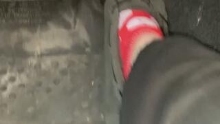 A Cranking the Truck in Moccasins