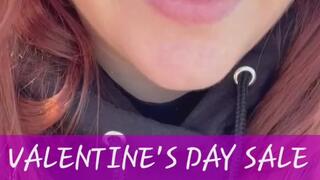 VALENTINE'S DAY SALE!!