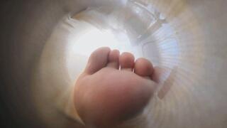 6K HEIYU Black thick soles Smelly Socks Prison -360VR